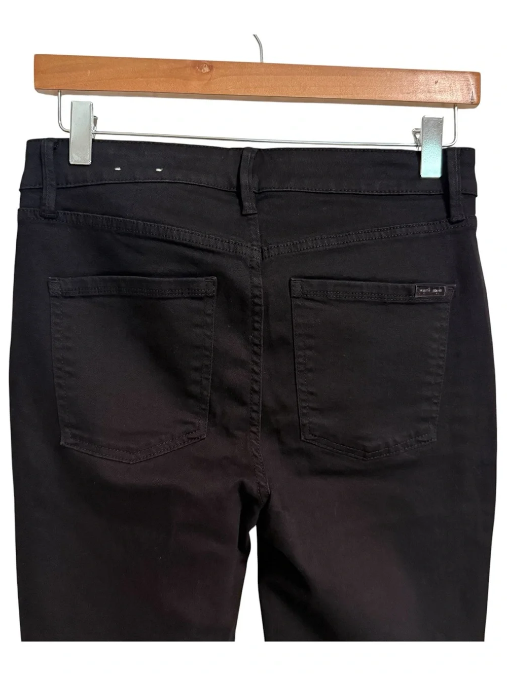 WHBM White House Black Market The Skinny Crop High Rise Jeans size 4 Black
